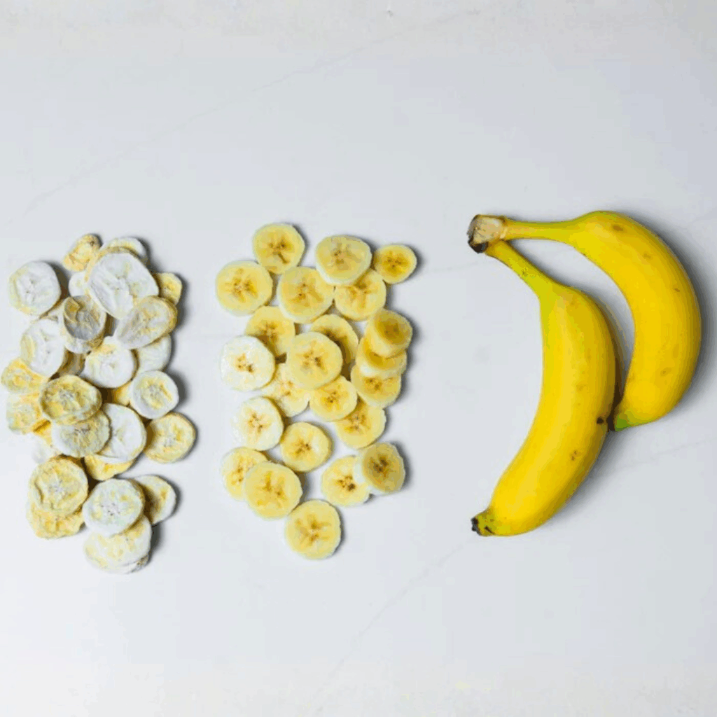 freeze dried banana slices