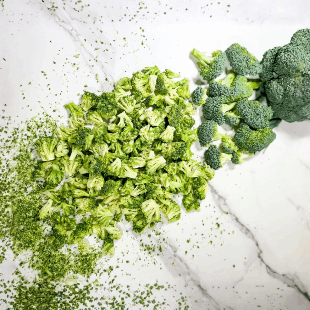 freeze dried broccoli