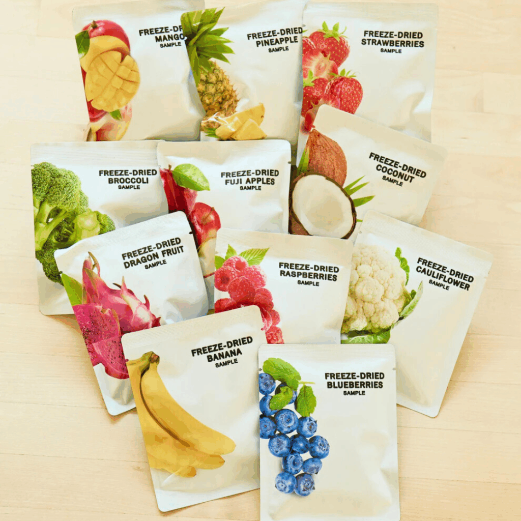 sample pack of freeze dried food